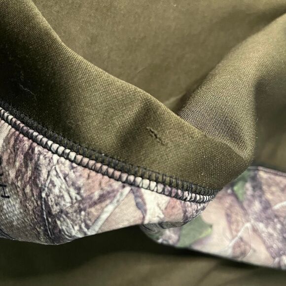 Medium Truetimber Green Camo 1/4 Zip Sweatshirt 100% Polyester - Picture 8 of 8